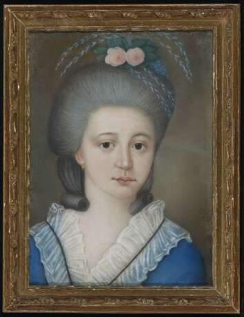 Deutsch. um 1780 , Bildnis Emilie Sophie Amalie von Radecke - Foto 2