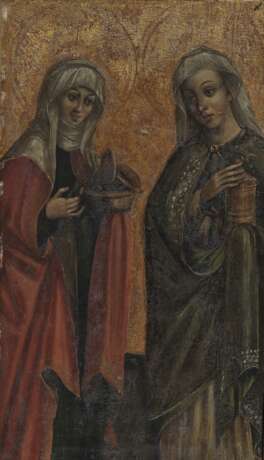 Deutsch. Ende 15. Jahrhundert , Die Hll. Elisabeth und Maria Magdalena - photo 1