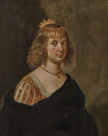 Jan van Bijlert (Bylert), Bildnis einer jungen Frau mit Krone - фото 1