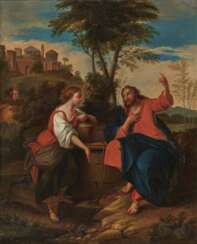 Unbekannt. 17. Jahrhundert , Christus und die Samariterin am Brunnen
