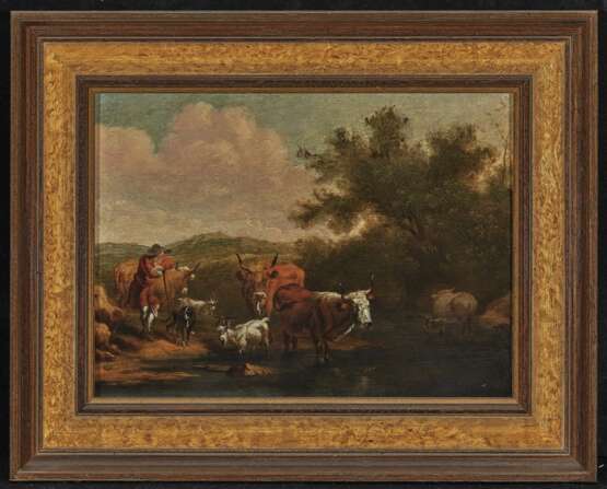 Johann Heinrich Roos, Art des , Hirte mit Vieh am Wasser - фото 2