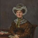 Italien (?). um 1830 , (Selbst-) Bildnis eines Künstlers - Bildnis einer Dame mit Brief - фото 1