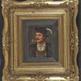 Franz von Defregger, Porträt eines Bauern mit Hut und Pfeife - Foto 2