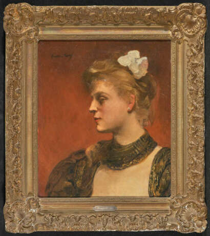 FRANKREICH Ende 19. Jahrhundert Damenbildnis - photo 2