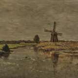 Paul Joseph Constantin Gabriel, Holländische Landschaft mit Windmühle - Foto 1