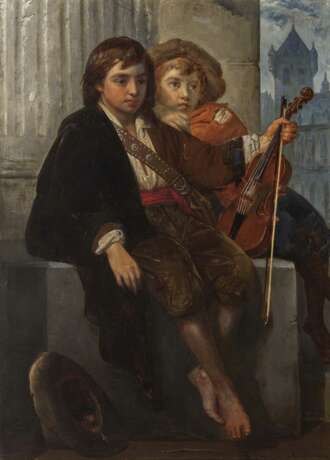 Paul Hagelstein, Zwei Jungen mit Geige - фото 1