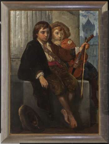 Paul Hagelstein, Zwei Jungen mit Geige - photo 2