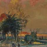 Auguste (Louis-Auguste) Lepère, Weite Landschaft bei Sonnenuntergang - фото 1