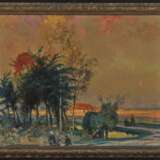 Auguste (Louis-Auguste) Lepère, Weite Landschaft bei Sonnenuntergang - Foto 2