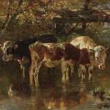 Anton Braith, Rinder am Wasser - Foto 1