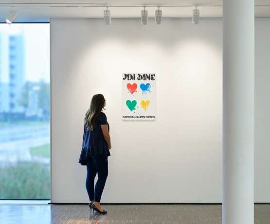 Jim Dine. Ausstellungsplakat Nationalgalerie Berlin - photo 3