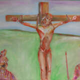 Painting “birth of religion”, Whatman paper, Watercolor, Expressionist, Mythological, 2021 - photo 1