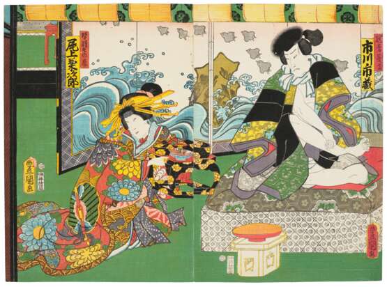 Toyohara, Kunichika. VARIOUS UTAGAWA SCHOOL ARTISTS (MID-LATE 19TH CENTURY) - фото 1