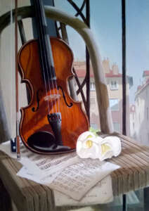 Скрипка на балконе