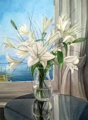 Bouquet at the window