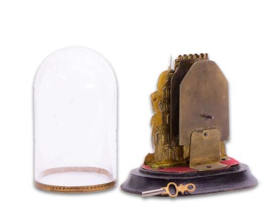 Klassizistischer Miniatur-Vorderzappler mit Kaiser Napoleon, Wien oder Paris 19. Jahrhundert - Foto 2