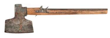 Kombinationswaffe - Schießende Axt, deutsch oder Österreich um 1800