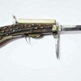 Kombinationswaffe - Taschenmesser-Perkussionspistole von Rodgers in Sheffield um 1870 - photo 2