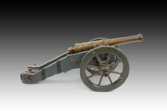 Modell eines Feldgeschützes des 18. Jahrhundert - Foto 1