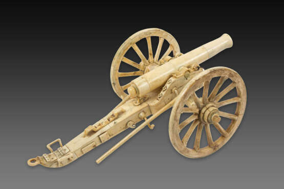 Napoleonisches Feldgeschütz - Modell gefertigt aus Bein - photo 1