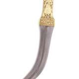Kandschar mit beschnitztem Griff aus Elfenbein, Persien um 1800 - фото 2