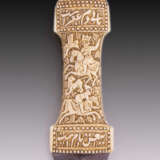 Kandschar mit beschnitztem Griff aus Elfenbein, Persien um 1800 - photo 4