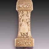 Kandschar mit beschnitztem Griff aus Elfenbein, Persien um 1800 - Foto 5
