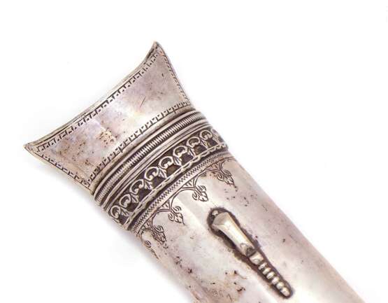 Kandschar mit Silberscheide, osmanisch 18. Jahrhundert - Foto 4