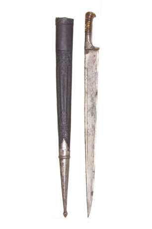 Kybermesser mit Scheide, Afghanistan 19. Jahrhundert - фото 1