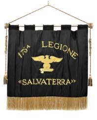 Italien, MVSN Standarte der 175. Legion SALVATERRA in Iglesias/Sardinien - Regimentsstandarte