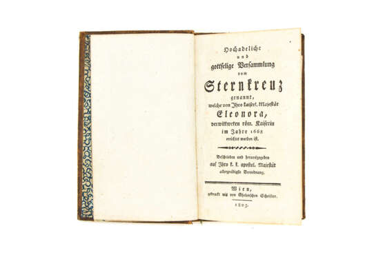 Buch: Hochadelige und Gottselige Versammlung vom Sternkreuz 1805 - photo 1