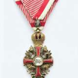 Franz Joseph-Orden - Ritterkreuz im Etui mit Kleindekoration zum Komturkreuz und Schwertern - photo 2