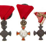 Miniaturen - Verdienstkreuz und Eiserne Verdienstkreuze 1916 - Monarchie - фото 1