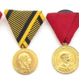 Miniaturen - vier Medaillen am Band - Monarchie - фото 1