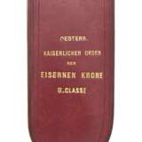 Orden der Eisernen Krone - leeres Etui zur 2.Klasse - photo 1