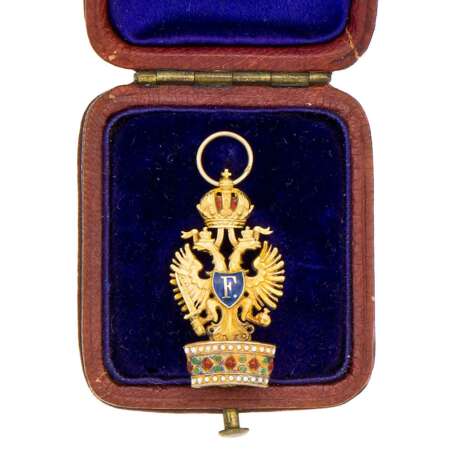 Orden der Eisernen Krone - Miniatur im Etui - photo 1