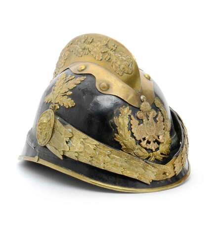 Helm für Kommandanten der Feuerwehr um 1900 - Foto 1