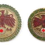 Gaumeisterzeichen in Gold mit Eichenlaub 1943 und 1944 - Tiroler Landesschützen - Foto 1