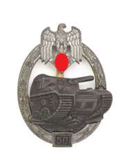 Panzerkampfabzeichen in Silber mit EZ 50