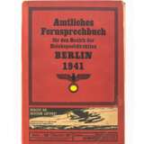 Amtliches Fernsprechbuch für den Bezirk der Reichspostdirektion Berlin 1941 - Foto 1