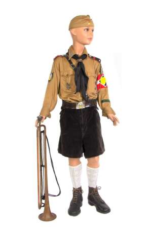 HJ, Komplette Figurine eines Hitlerjungen im Bann 564 Südost Steiermark - Foto 1