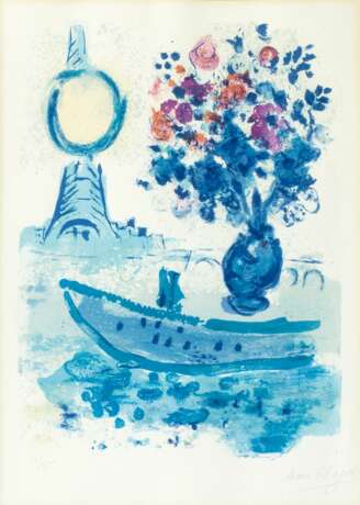 Marc Chagall. Bateau Mouche au Bouquet - фото 1