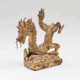 Vergoldete Bronze-Figur 'Drache' - Foto 1