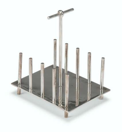 A HUSKIN & HEATH ELECTROPLATED TOAST RACK - Foto 1