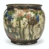 A LARGE FRENCH STONEWARE JARDINIERE BY ERNEST CHAPLET AND EDOUARD DAMMOUSE - фото 1