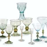A COLLECTION OF JAMES POWELL & SONS WHITEFRIARS GLASS GOBLETS - photo 1