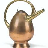 A COPPER AND BRASS KETTLE - photo 1