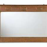 AN ARTS CRAFTS COPPER OVERMANTLE MIRROR - photo 1
