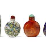 A GROUP OF FOUR SNUFF BOTTLES - photo 1
