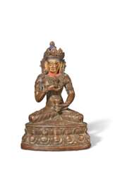 A BRONZE FIGURE OF VAJRASATTVA